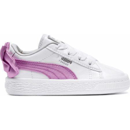 Puma Girl Basket Bow White Orchid (367623-02)