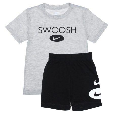Nike Sportswear Swoosh Tee + Shorts Παιδικό Σετ (86J308-023)