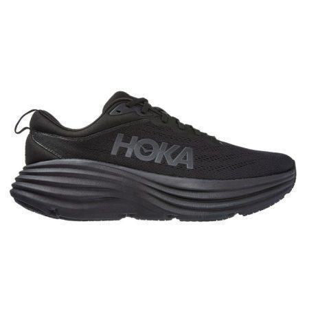 Hoka Bondi 8 Ανδρικά Αθλητικά Παπούτσια Μαύρα (1123202-BBLC)