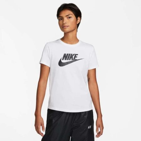 Nike Sportswear Essentials Γυναικείο T-Shirt με λογότυπο (DX7906-100)