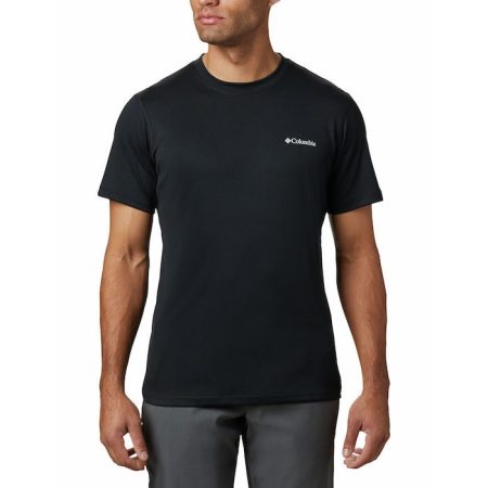 Columbia Ανδρικό T-shirt Μαύρο με Λογότυπο (1533313-010)