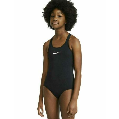 Nike Παιδικό Μαγιό Ολόσωμο Essential Racerback Κολύμβησης Μαύρο (NESSB711-001)