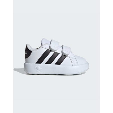 Adidas Παιδικά Sneakers Grand Court 2.0 με Σκρατς Cloud White / Core Black (ID5271)