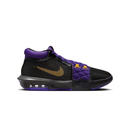 Nike LeBron Witness 8 Ψηλά Μπασκετικά Παπούτσια Μαύρο / Field Purple / University Gold (FB2239-001)